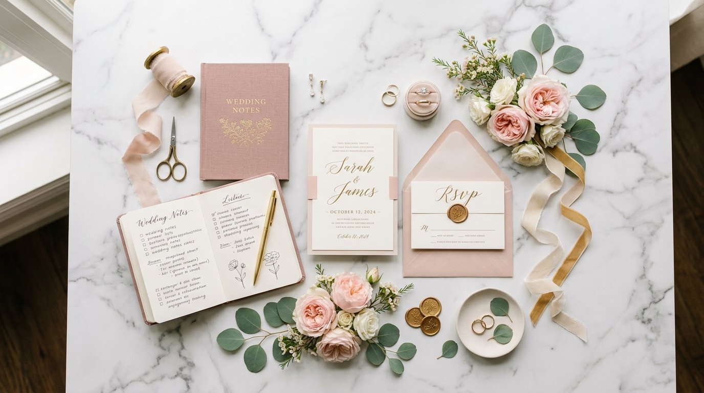 Planejamento de casamento elegante
